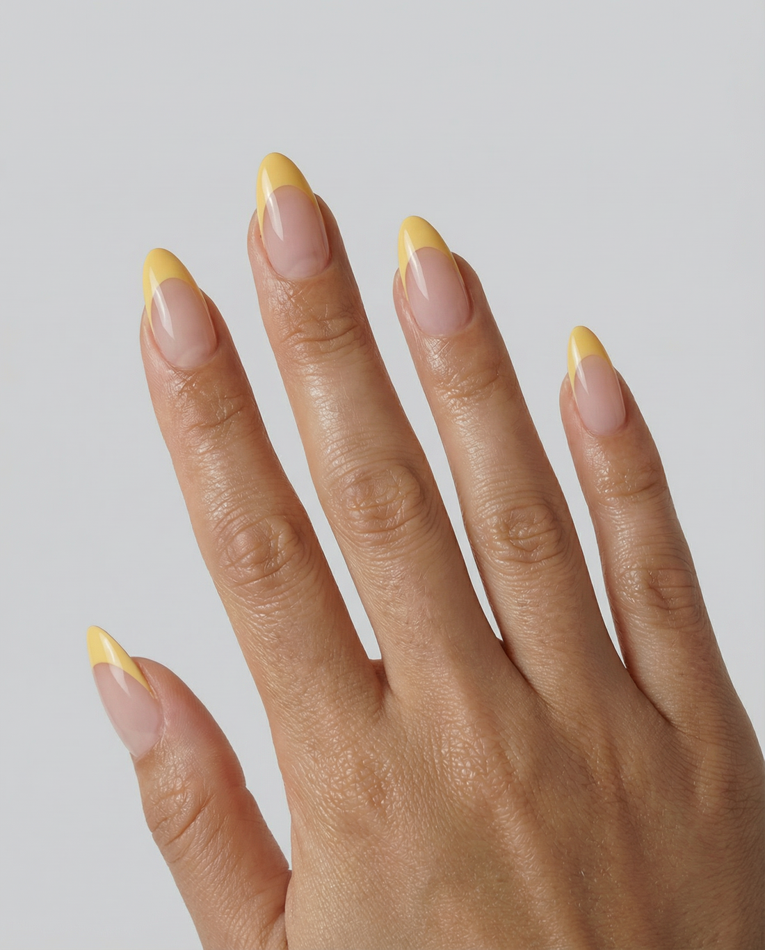 YELLOW FRENCH NAIL